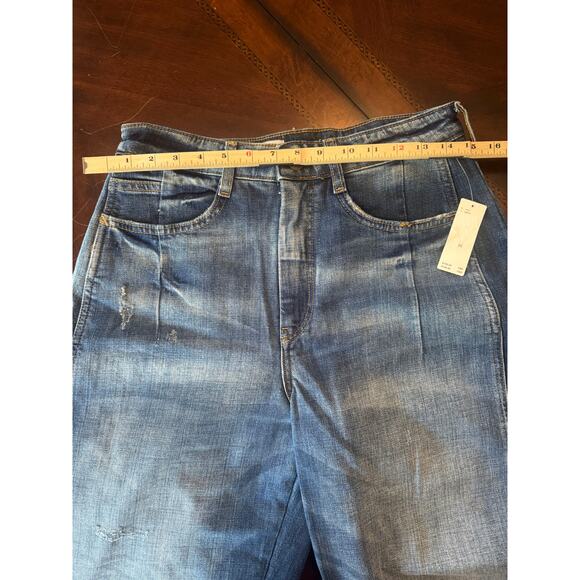 New w/tags Anthropology Pilcro Barrel Leg Kenna Mid Rise Heritage jean size 28 - Picture 8 of 12